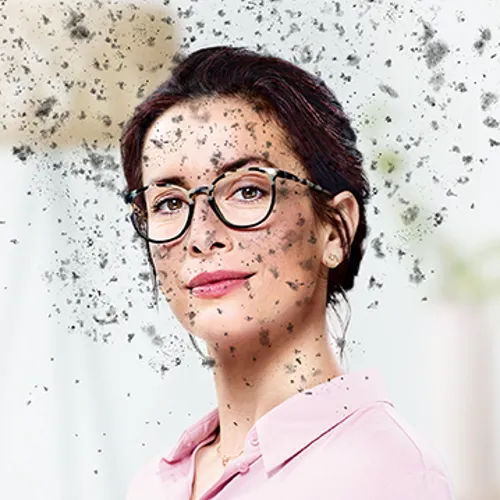 Image shows the dirt on lenses